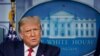 President Donald Trump speaks during a news conference at the White House in Washington, Sept. 10, 2020. 