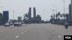 Noulevard du 30 juin à Kinshasa, le 3 avril 2017. (VOA)