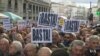 Demonstrators in Spanish Capital March for Pensions; Against Security Law