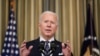 U.S. President Joe Biden delivers remarks on the implementation of the American Rescue Plan in the State Dining Room at the White House in Washington, March 15, 2021.