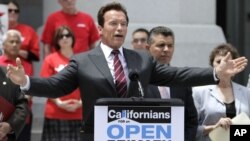 آرنولد شوارتزنگر، فرماندار جمهوری‌خواه سابق از تغییر مقررات انتخابات مقدماتی حمایت کرد