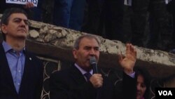 Mehsul stadionunda aksiya