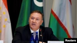 美国国务卿蓬佩奥在纽约会晤中亚五国外长 （路透社照片）