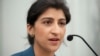 FILE - Lina Khan, nominated for a spot on the Federal Trade Commission, speaks at her confirmation hearing, April 21, 2021, on Capitol Hill. Khan was sworn in as FTC chair June 15, hours after the Senate confirmed her nomination as a commissioner.