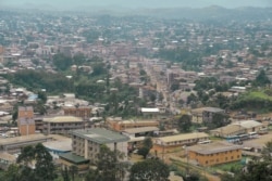 FILE - The city of Bamenda, the Anglophone capital of northwest Cameroon, is seen June 16, 2017.
