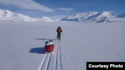 Winther's team retraced Amundsen's landmark South Pole journey during their centenary expedition. (Centenary South Pole Expedition 2011)