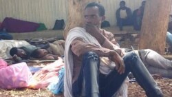 የቤንሻንጉል ተፈናቃዮች በባህዳር ቤተክርስቲያን ደጅ