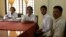 The four newly elected commune council members, from the opposition Cambodia National Rescue Party (CNRP), took up their posts this week, July 3, 2017. (Sun Narin/VOA Khmer)