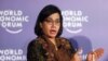 Menteri Keuangan Sri Mulyani saat menghadiri Forum Ekonomi Dunia di Hanoi, Vietnam, 12 September 2018.