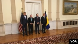 John Sullivan sa članovima Predsjedništva BiH