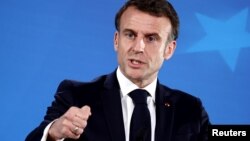 ፎቶ ፋይል፦የፈረንሣይ ፕሬዝደንት ኢማኑኤል ማክሮን