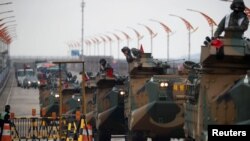 美韩联合鹞鹰军事演习(路透社2018年4月5日）