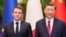 法国总统马克龙和中国国家主席习近平。(资料照片)