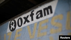 Un kiosque mis en place en 2010, dans la banlieue de Port-au-Prince, Haiti, le 17 février 2018. 