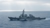 미 해군함 2척 남중국해 '항행의 자유' 작전...중 "강력 반대"