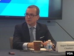 美台商业协会会长韩儒伯(美国之音钟辰芳拍摄)