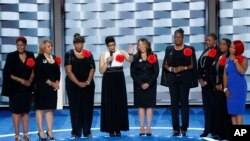 The mothers of victims of police brutality speak for Hillary Clinton