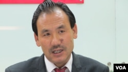 西藏议会议员格桑坚赞(美国之音张永泰拍摄)