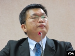 民进党立委 蔡其昌(美国之音记者 张永泰拍摄)