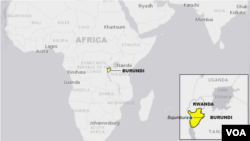 Carte du Burundi