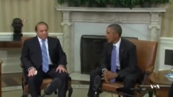 رئیس جمهوری آمریکا با نخست وزیر پاکستان دیدار و گفتگو کرد