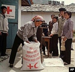 国际社会向朝鲜援助粮食