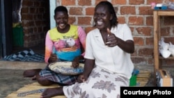 Fatuma, a widow with four children, earns $100 a month rolling beads for Bead for Life. (Courtesy Bead for Life)