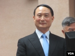 台湾国防部副部长郑德美上将(美国之音张永泰拍摄)