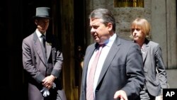 德国经济与能源部部长西格玛尔•加布里尔（Sigmar Gabriel）（资料照片）