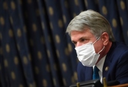 Ranking Member Michael McCaul, R-Tex., questions witnesses during a House Committee on Foreign Affairs hearing, Sept. 16, 2020 on Capitol Hill in Washington.