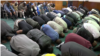 Muslim Prayer at Masjid Ibrahim, Dec.4 2015. (R. Taylor/VOA)