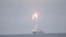FILE - A Tsirkon hypersonic cruise missile is launched from the Russian guided missile frigate Admiral Gorshkov during a test in the White Sea, in this still image taken from video released Oct. 7, 2020. (Russian Defense Ministry/handout via Reuters)
