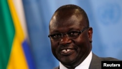 Kubu mantan Wakil Presiden Riek Machar (foto: dok) menuntut pembebasan sekutu-sekutu politiknya yang dipenjara oleh pemerintah Sudan Selatan sebagai syarat perundingan damai. 