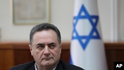 Israeli Foreign Minister Israel Katz says, Oct. 6, 2019, he is seeking “non-aggression" agreements with Gulf Arab nations that do not formally recognize the country as a prelude to possible future peace deals.