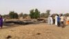 Les maisons incendiées à Moskata lors d'une incursion de Boko Haram, dans l'Extrême-Nord du Cameroun, 17 août 2017. (Photo : Journal l'Oeil du Sahel)