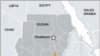 Map of Sudan and South Sudan