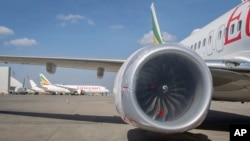 Pesawat-pesawat milik maskapai penerbangan Ethiopian Airlines di Bandara Internasional Bole, Addis Ababa, Ethiopia, 23 Maret 2019. (Foto: dok).