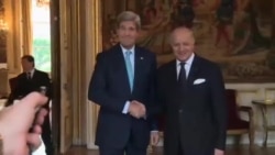 نشست کری با وزیران خارجه شورای همکاری خلیج فارس در پاریس