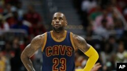 LeBron James le 8 mai 2016 à Atlanta.