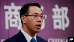 资料照：中国商务部发言人高峰