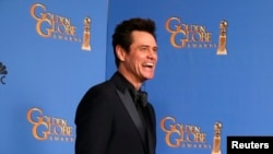 جیم کری در هفتاد و یکمین مراسم گلدن گلوب