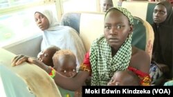 A majority of the ex-militants returning to Nigeria are women and children in Mora, Sept. 18, 2021. 