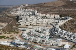 A view shows Israeli settlement buildings around Givat Zeev and Ramat Givat Zeev in the Israeli-occupied West Bank, near Jerusalem, June 30, 2020.