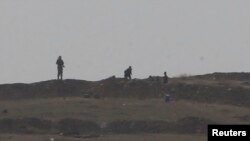 叙利亚科巴尼的伊斯兰国武装分子