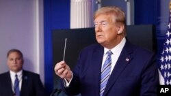 2020年4月19日特朗普在白宫冠状病毒工作简报会上讲话