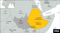 埃塞俄比亚地理位置图