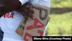 Marcha pela paz em Maputo, Sábado 27 de Agosto. Foto gentilmente cedida por Eliana Silva. Moçambique