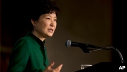 韩国总统朴槿惠 (2015年10月15日 资料照片)