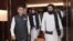 In this photo released by the Taliban Foreign Ministry, Indian Foreign Secretary Vikram Misri, left, and Taliban Foreign Minister Amir Khan Muttaqi, right, meet in Dubai, United Arab Emirates, on Jan 8, 2025, to hold wide-ranging bilateral talks.