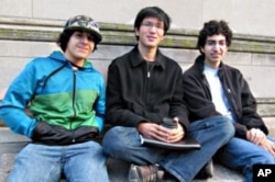 Robert (left) is grateful for family and friends.